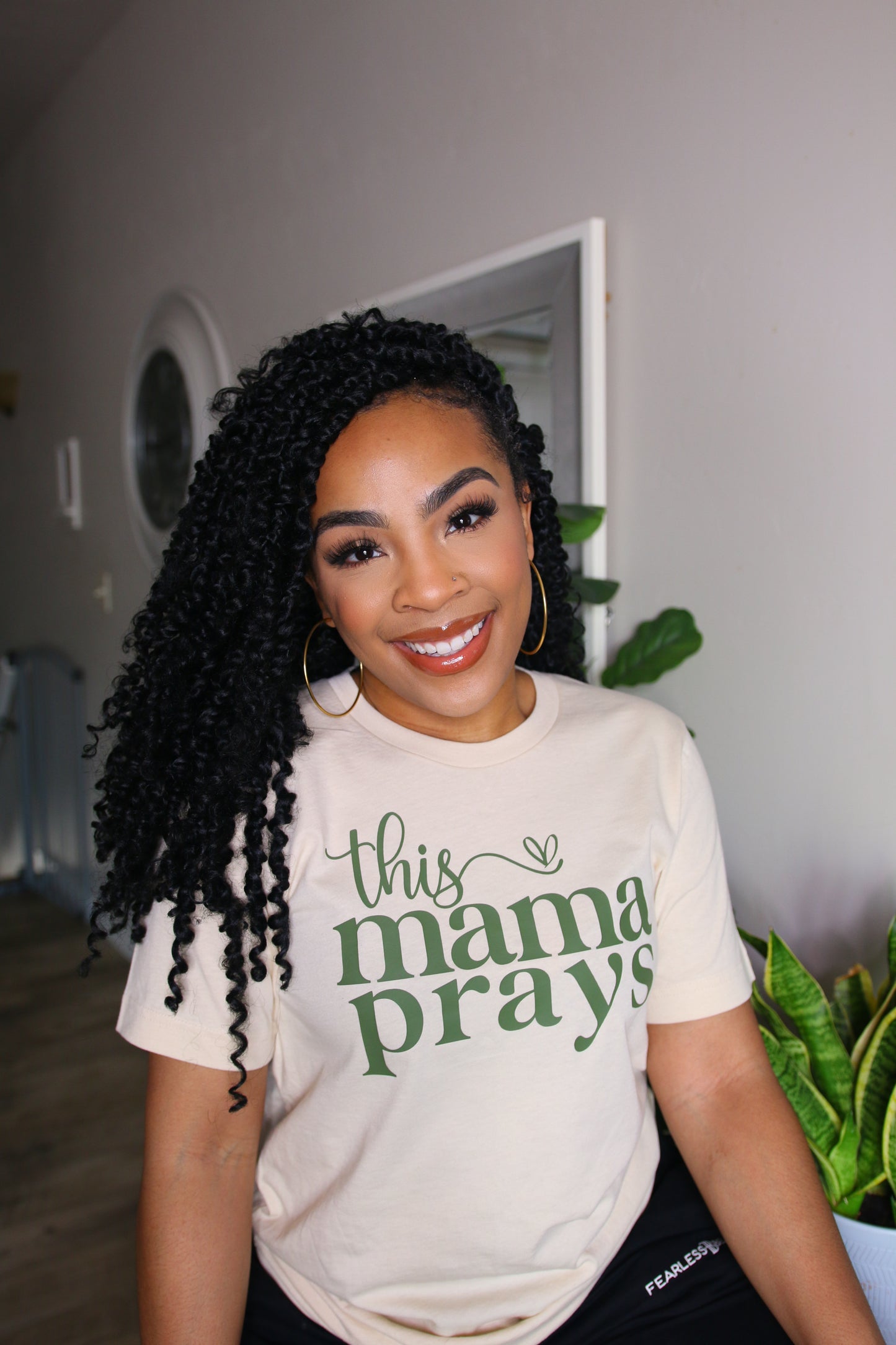 This mama prays shirt