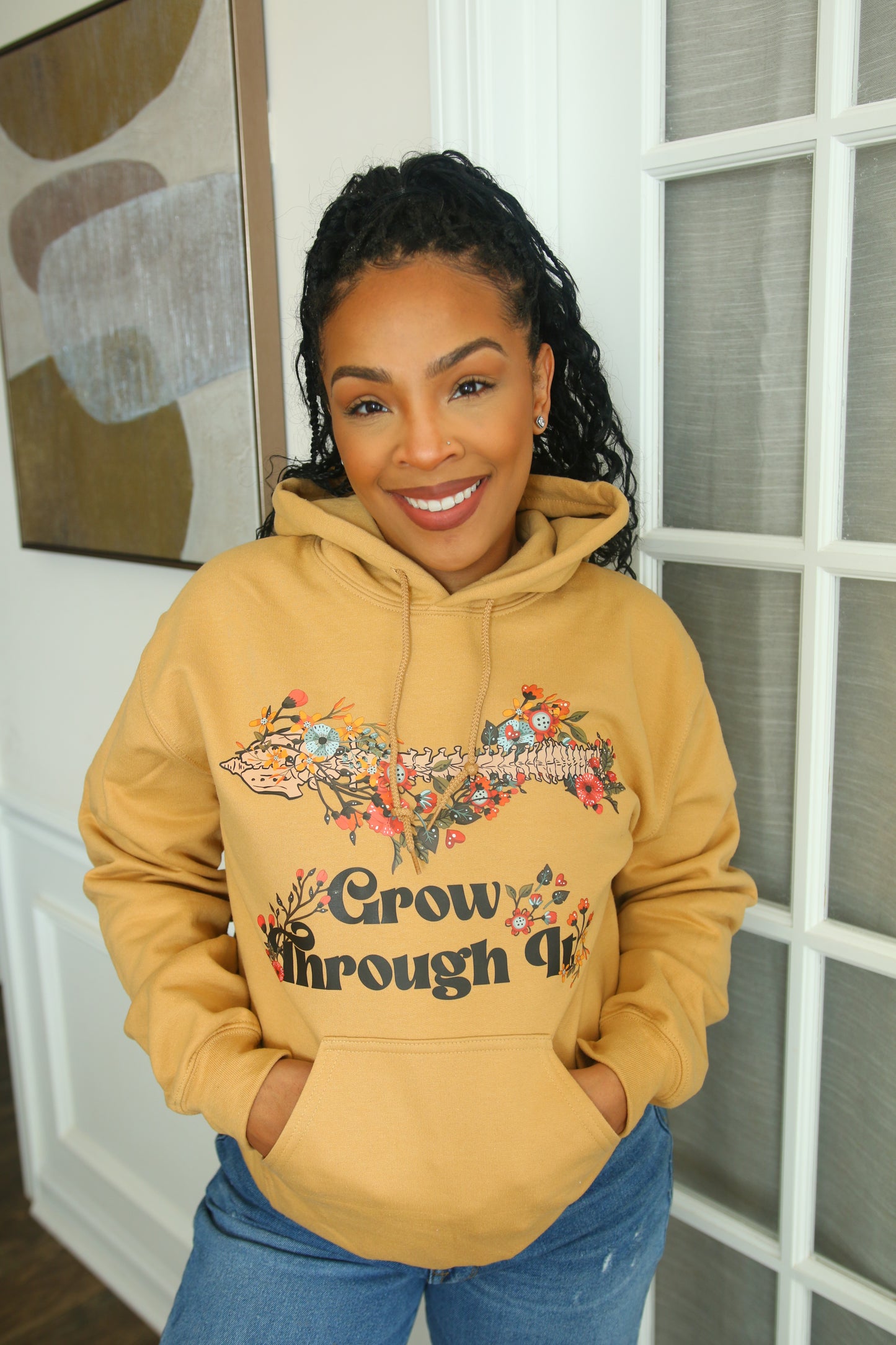 Grow through it hoodie