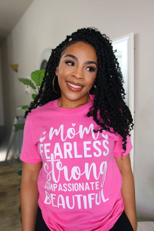 Mom Fearless Strong Shirt