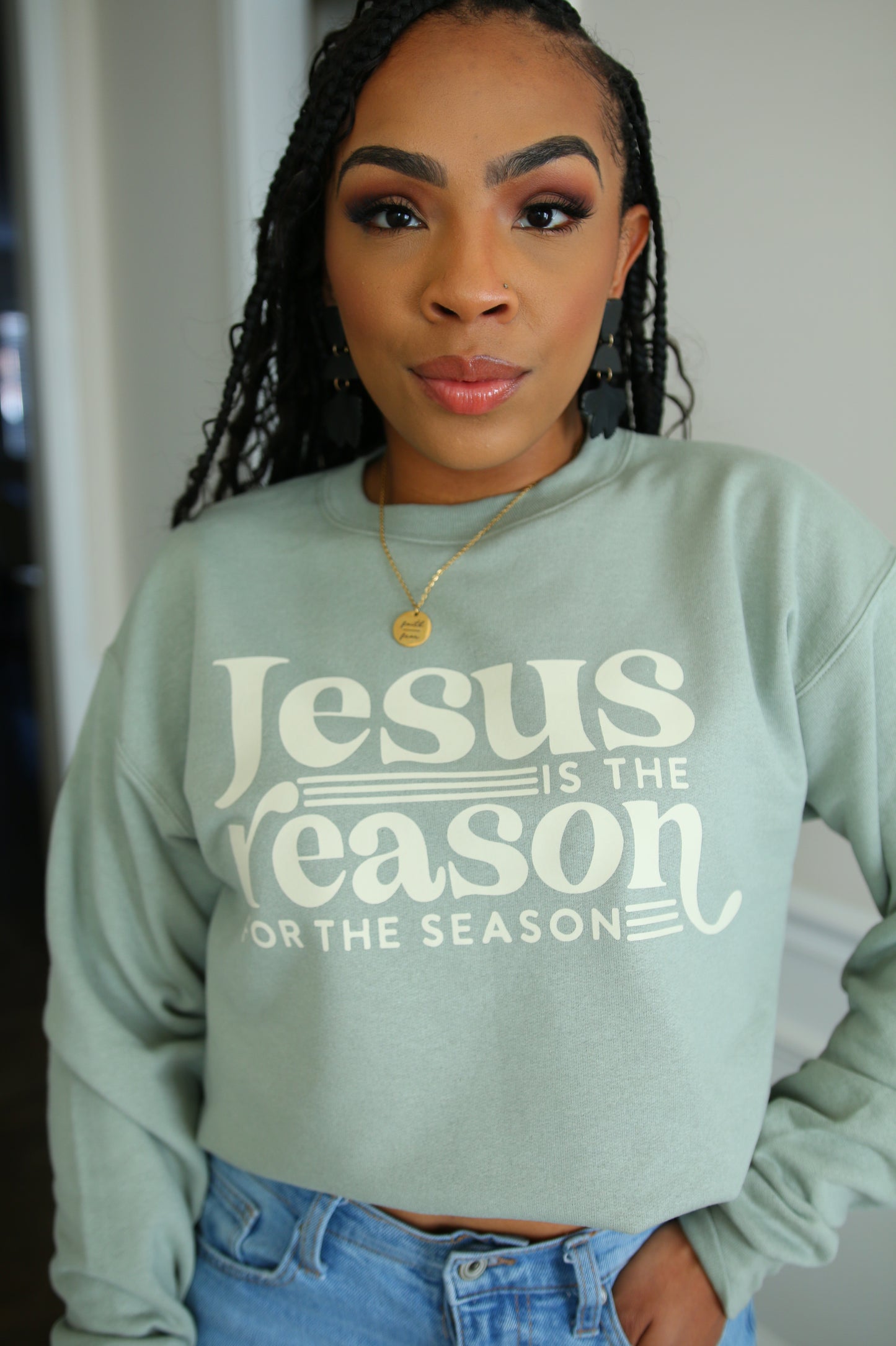 Jesus is the reason for the season Crewneck