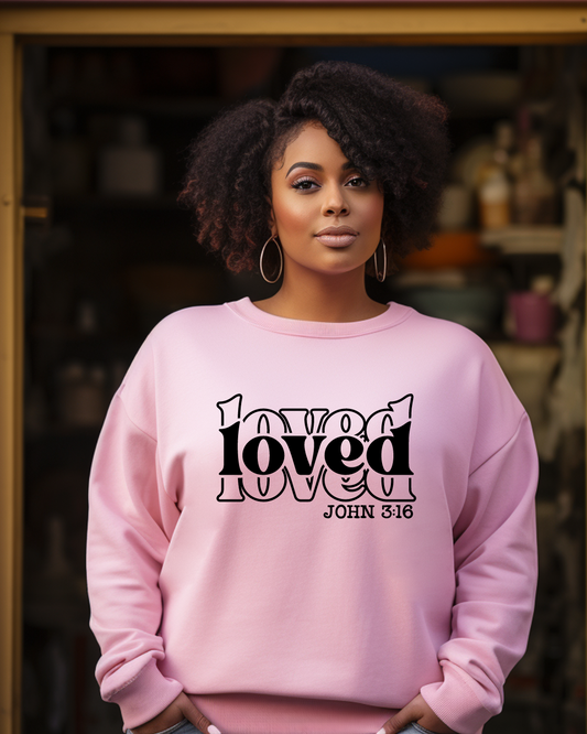 Pink Loved Crewneck