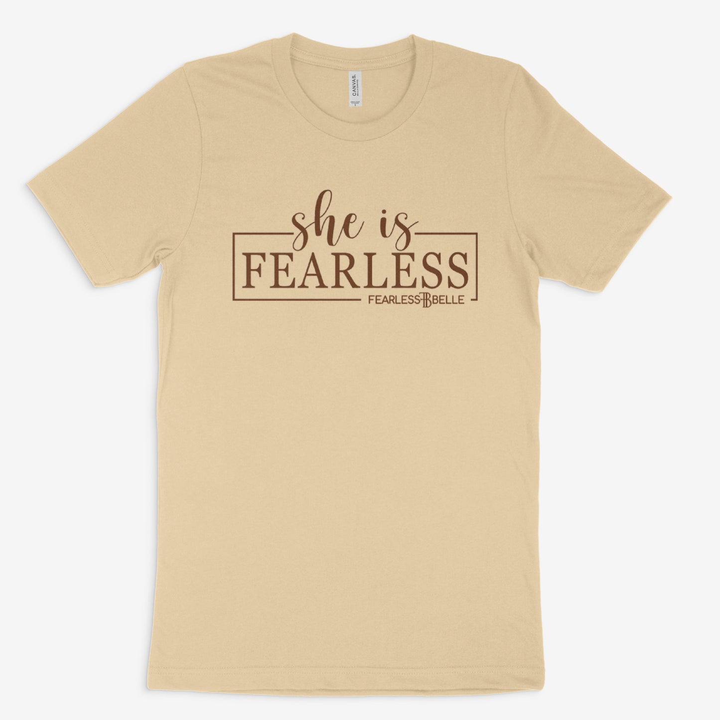 She is Fearless T-Shirt (Soft Cream)